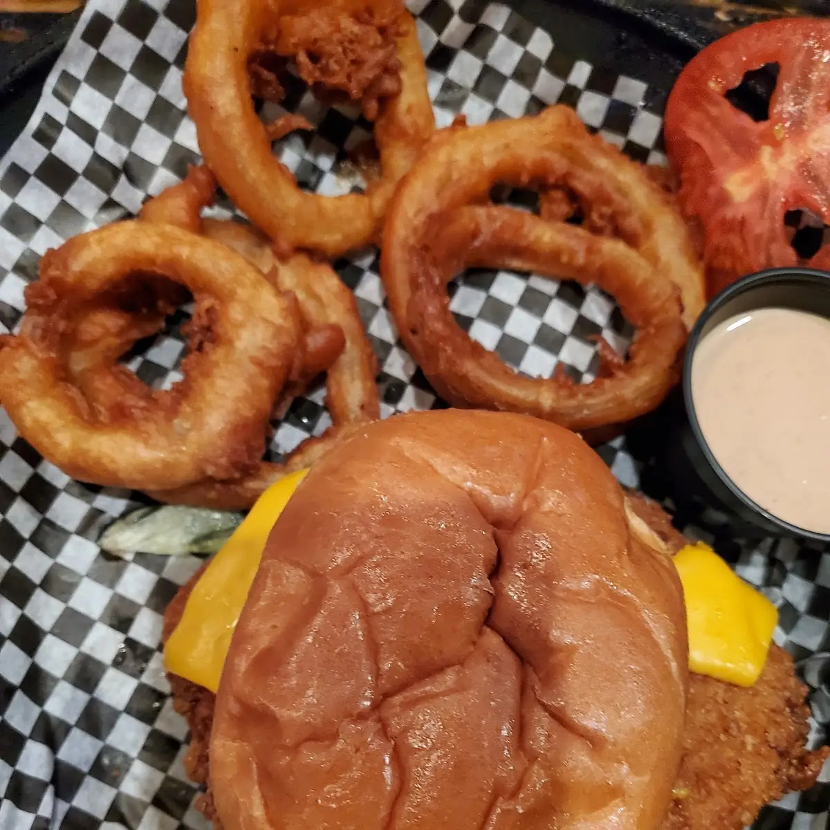 Beer Battered Onion Ring Tower