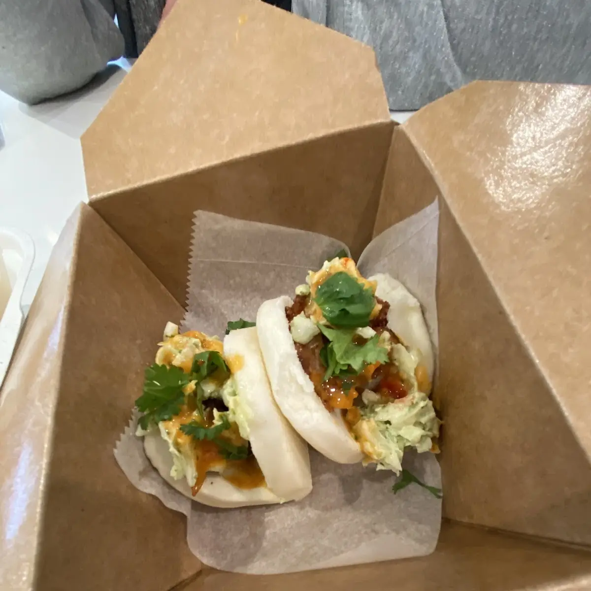 Grass Chicken Bao Bun