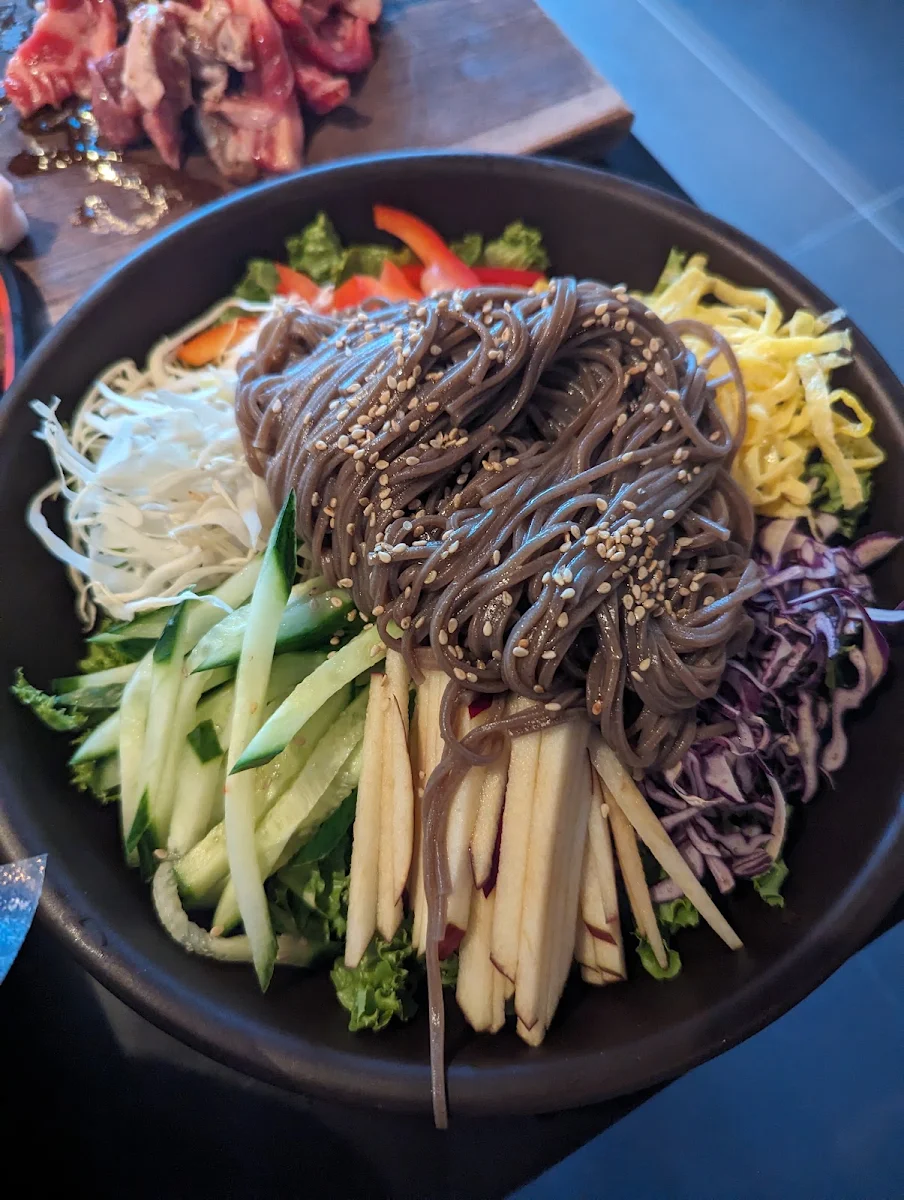 Cold Buckwheat Noodles, Daldongnae Korean BBQ - Byward Market