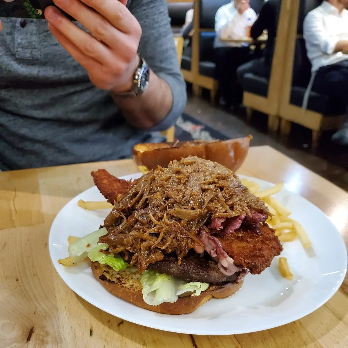 The Whole-N-One Deep Fried Burger
