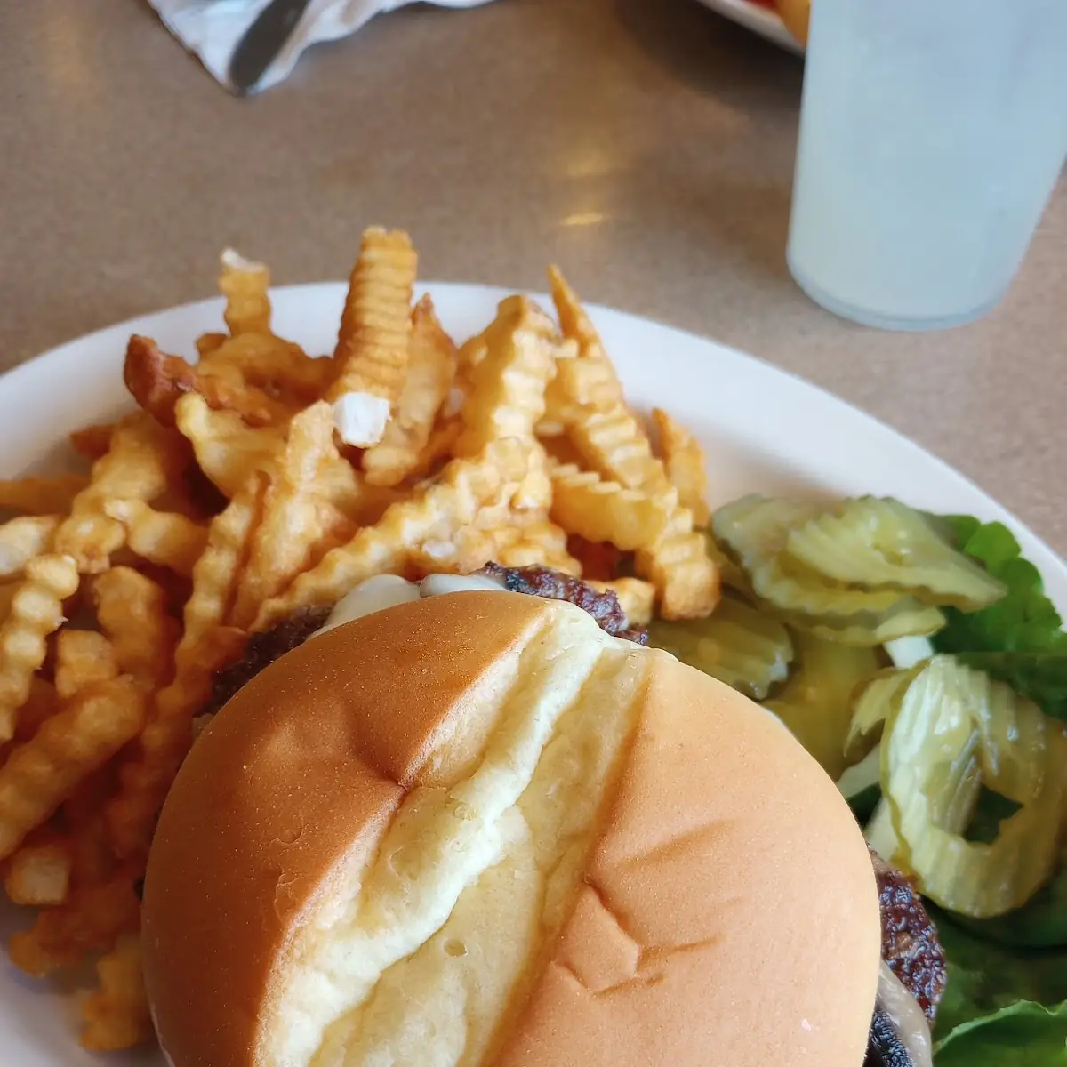 Mushroom and Swiss Burger