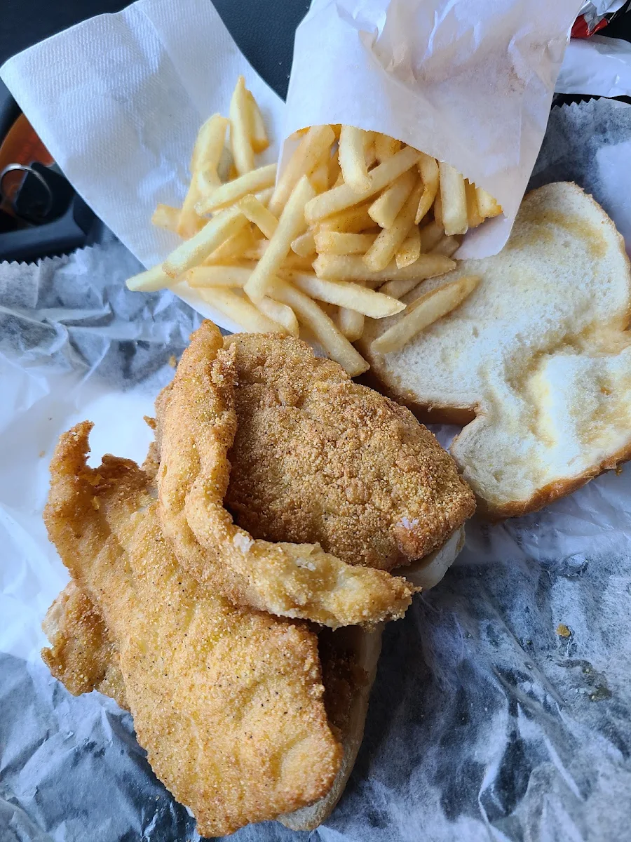 Friday Fish Sandwich with Fries