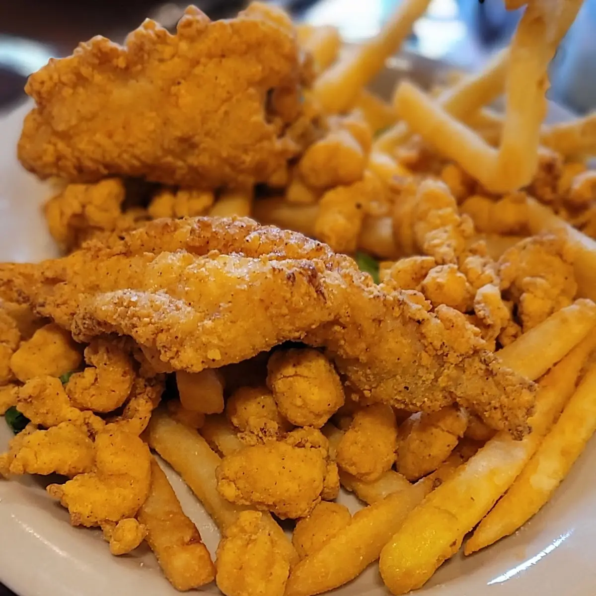 Fried Seafood Platter Half Portion