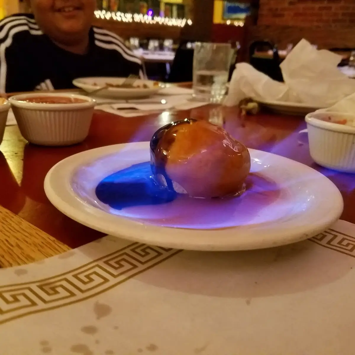 Fried Ice Cream on Fire