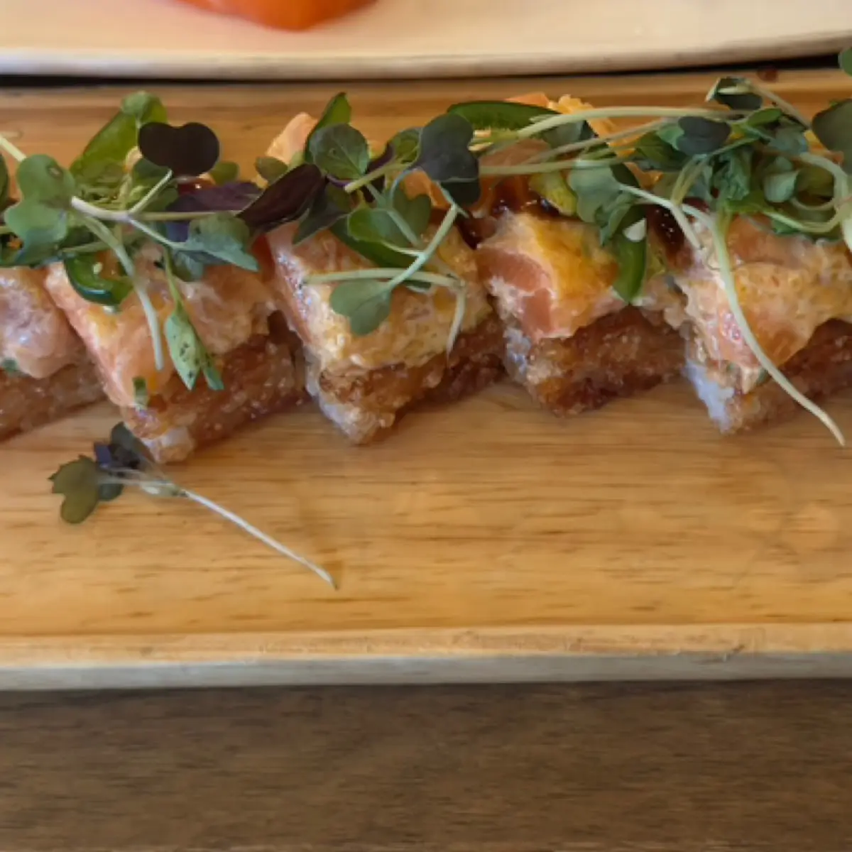 Crispy Rice Salmon Roll