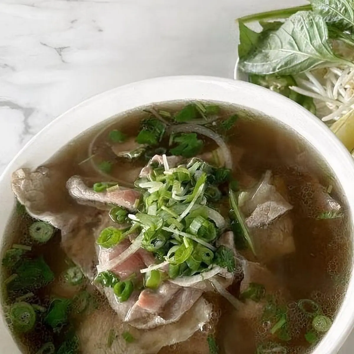 Beef Noodle Soup with Sauces