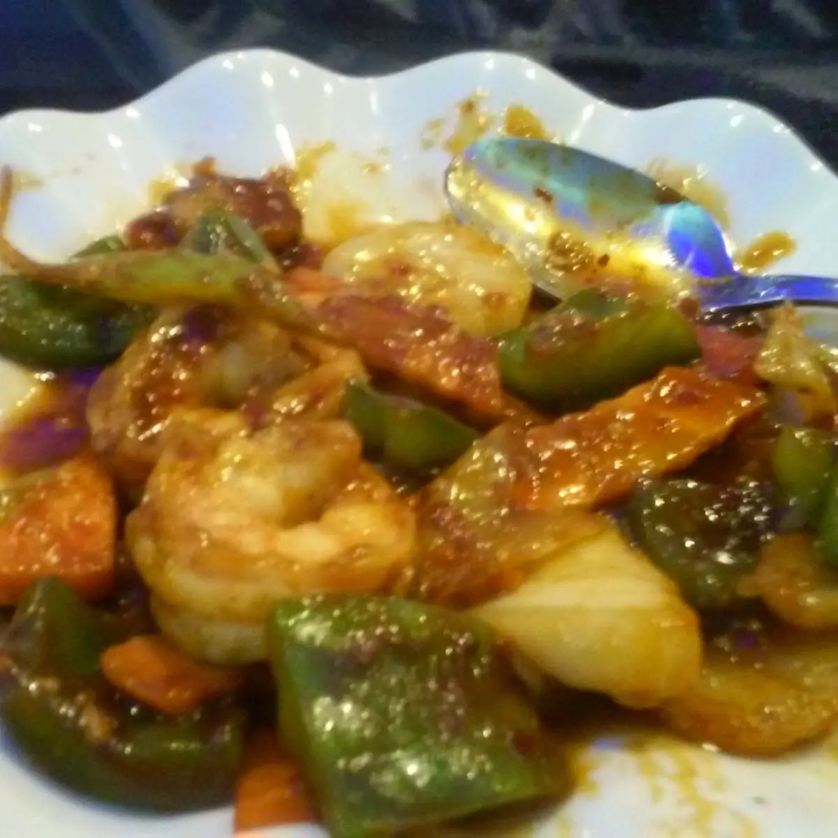 Shrimp with Snow Peas
