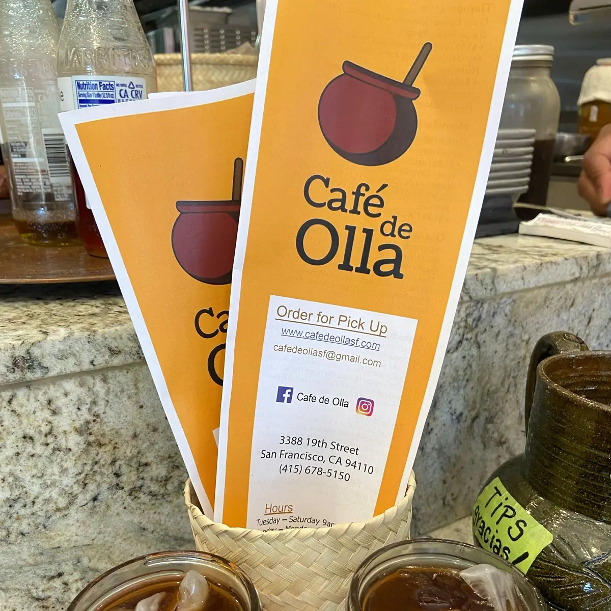 Iced Café De Olla