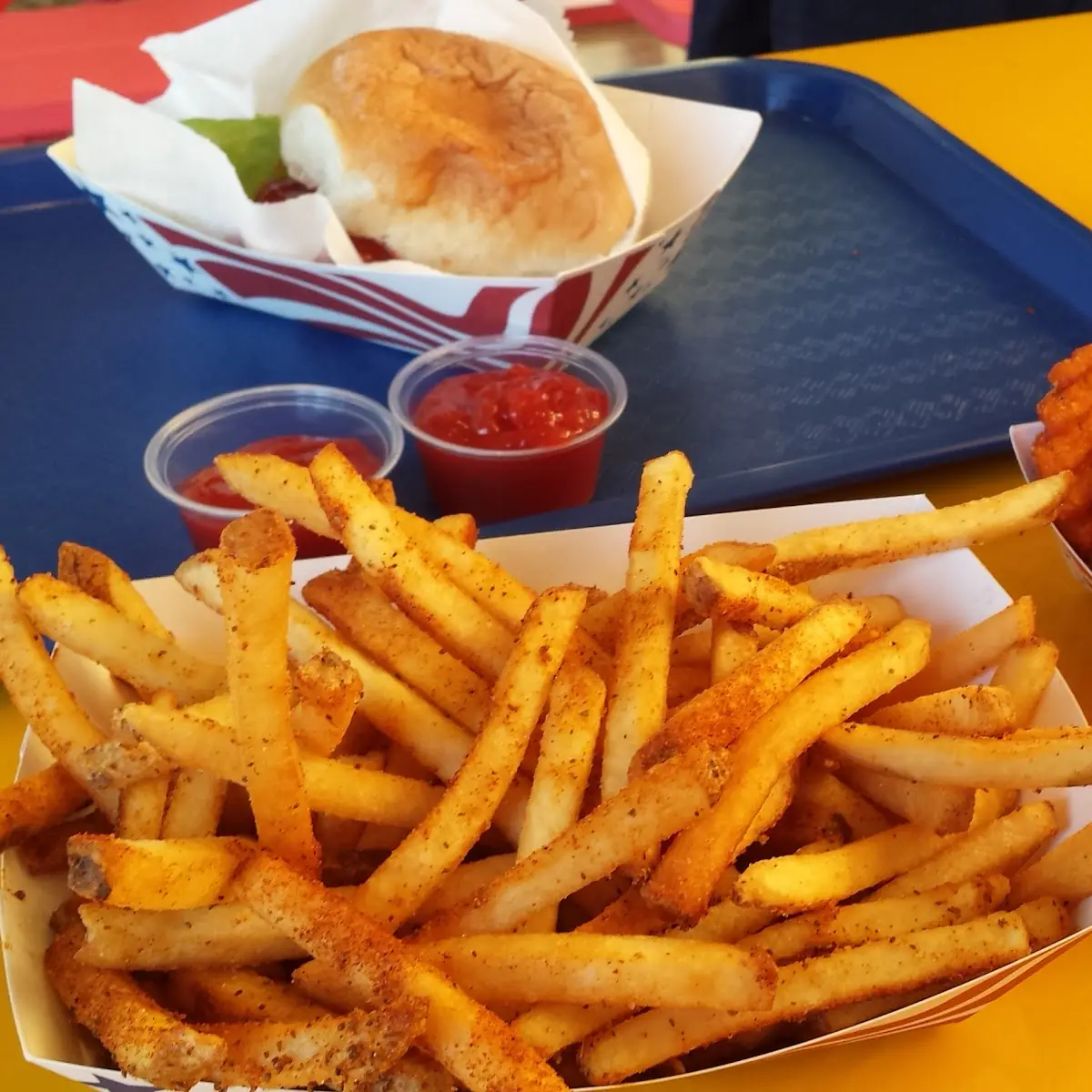 Cheeseburger Sweet Potato Fries