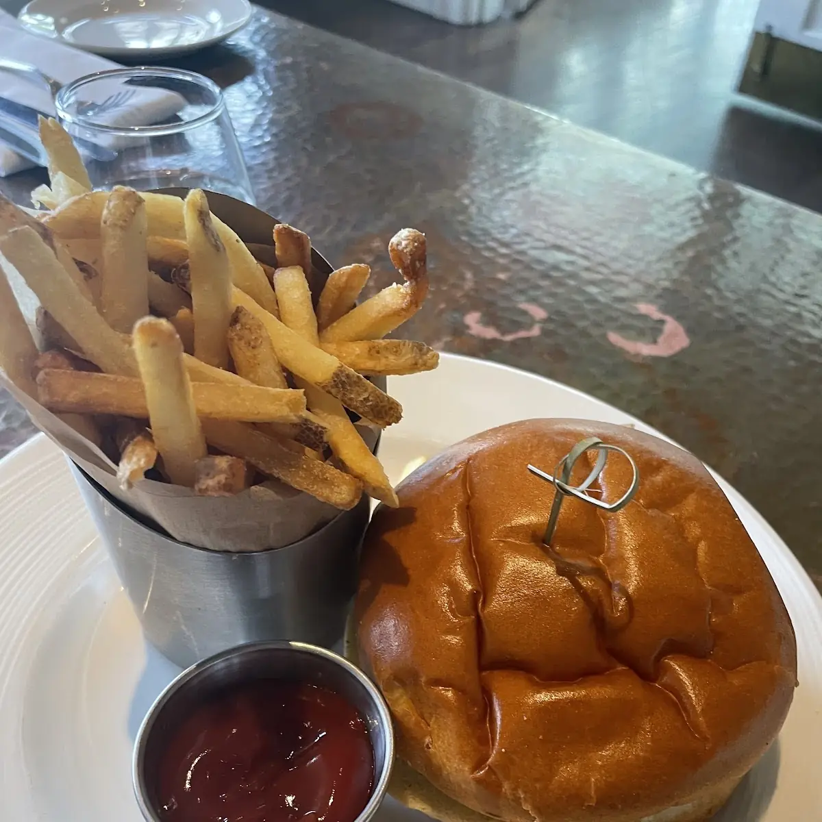 Smash Burger and Fries