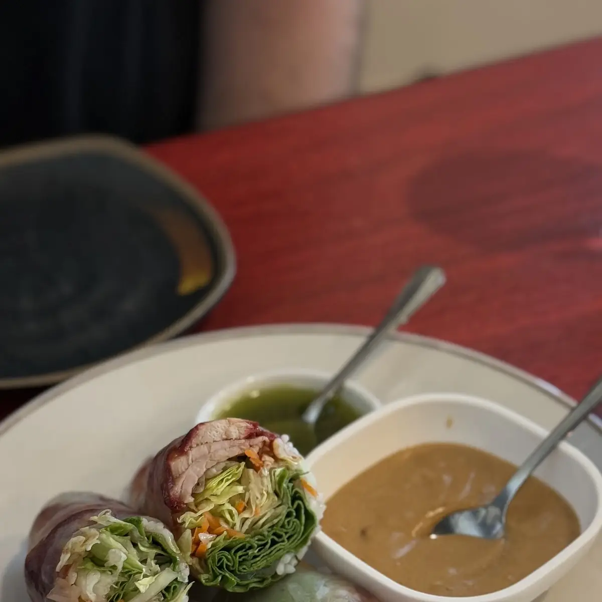 Shrimp Rice Paper Rolls with Dipping Sauces