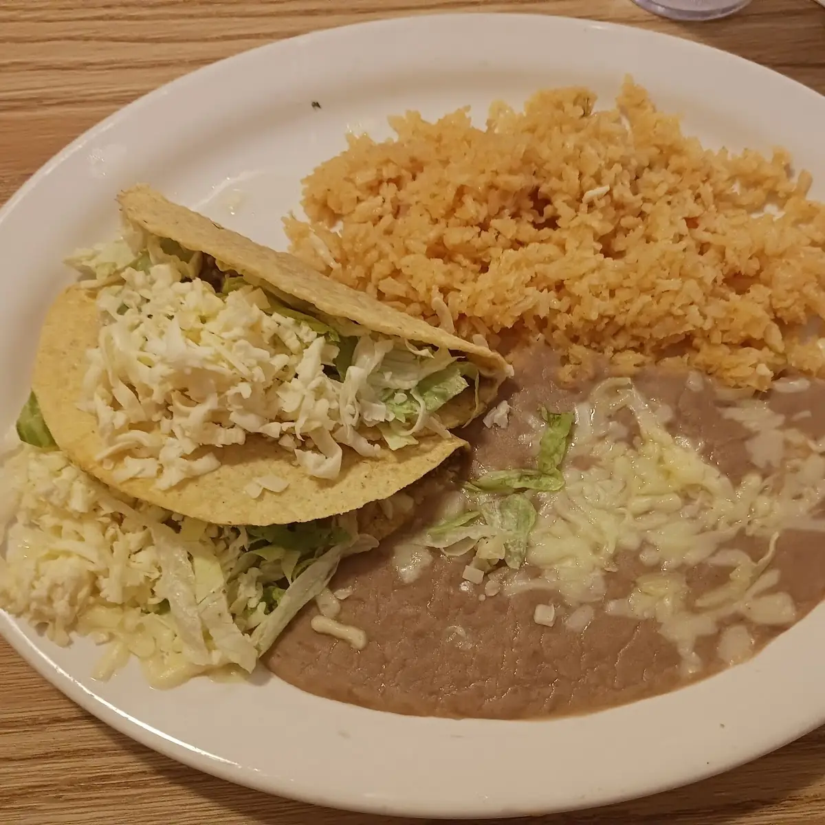 Kids Taco Rice & Beans