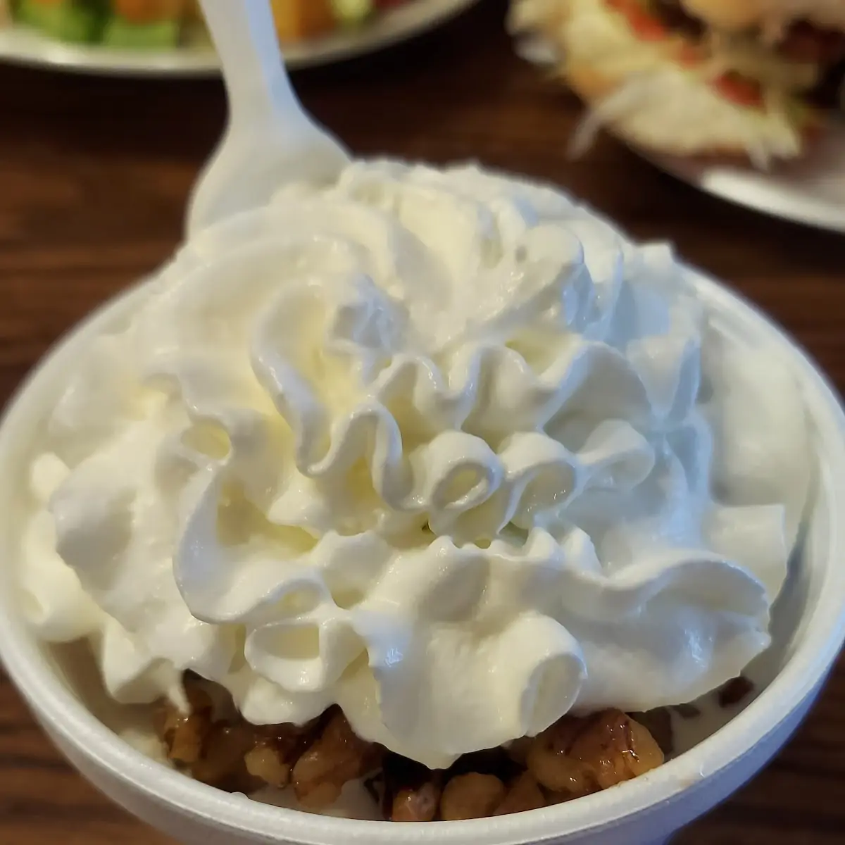 Hot Fudge Sundae with Maple Walnuts