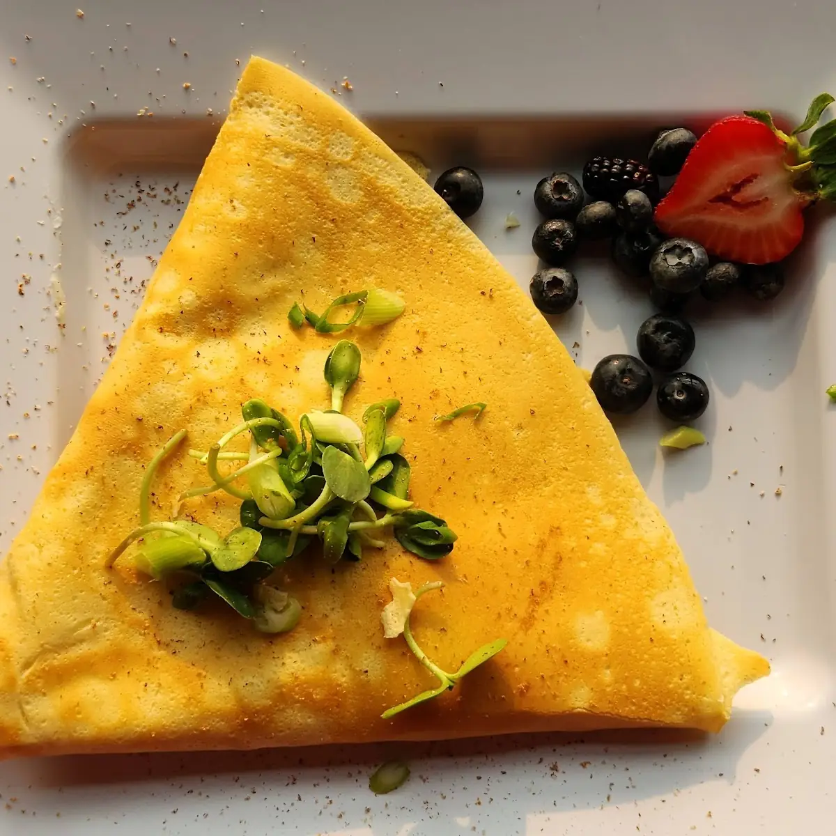 Egg and Cheese Crepe