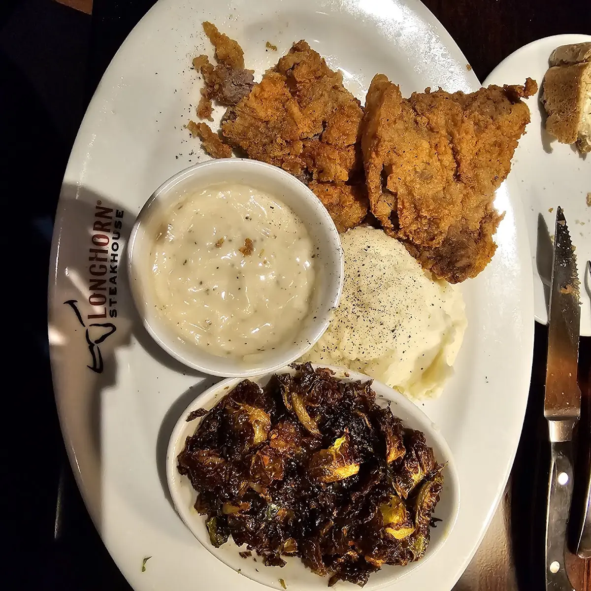 Chicken Fried Steak Mashed Potatoes Gravy