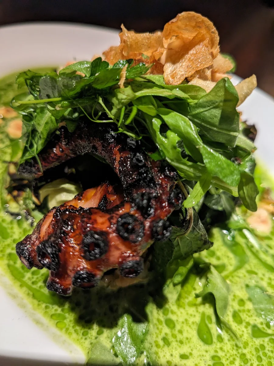 Charred Octopus, Notte Ristorante (formerly Amano Trattoria)