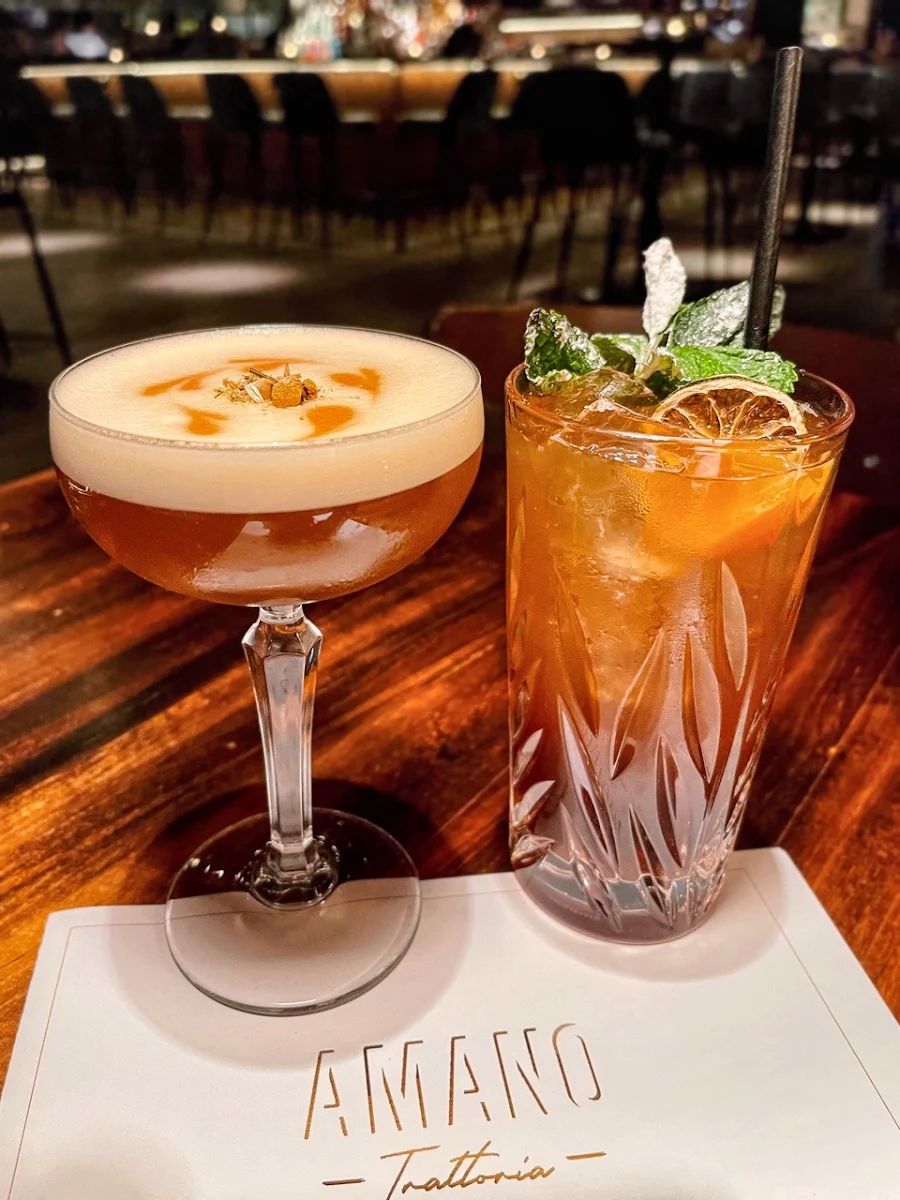 Cocktails, Notte Ristorante (formerly Amano Trattoria)