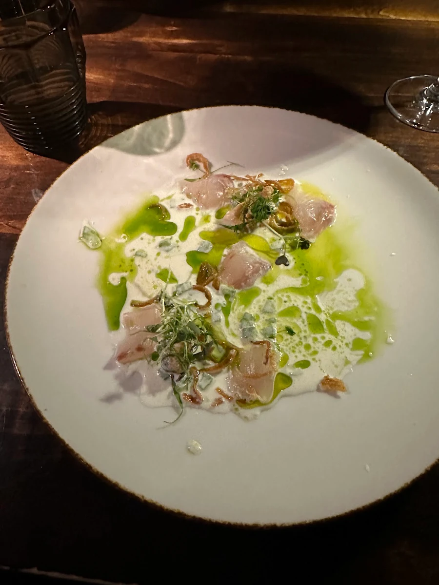 Wild Fluke Crudo, Notte Ristorante (formerly Amano Trattoria)