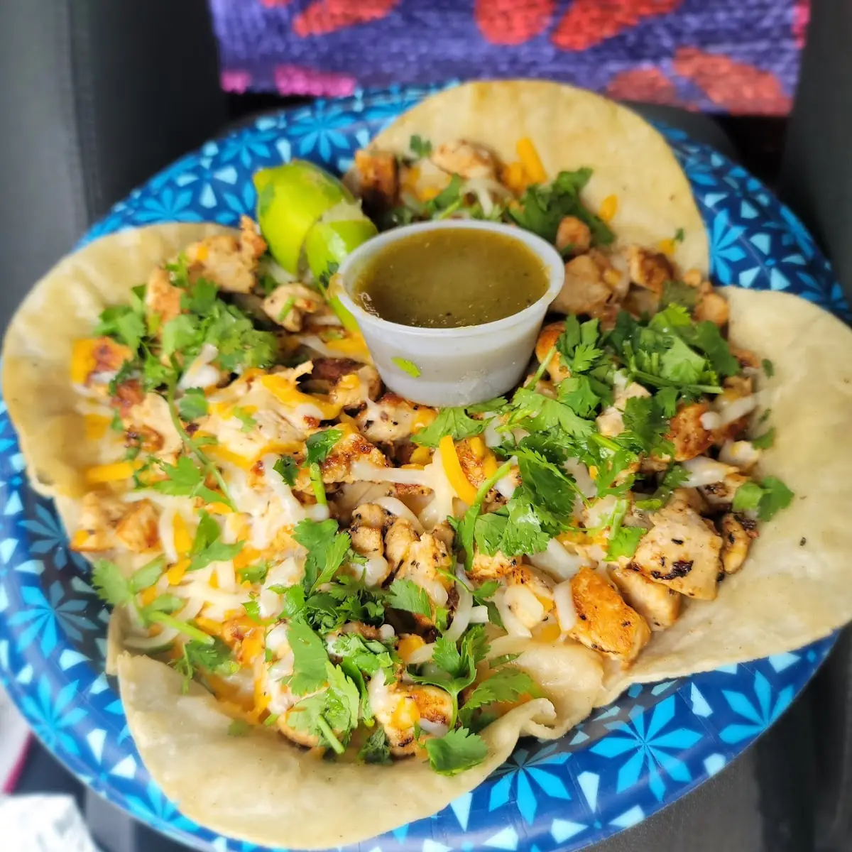 Chicken Taco with Cheese