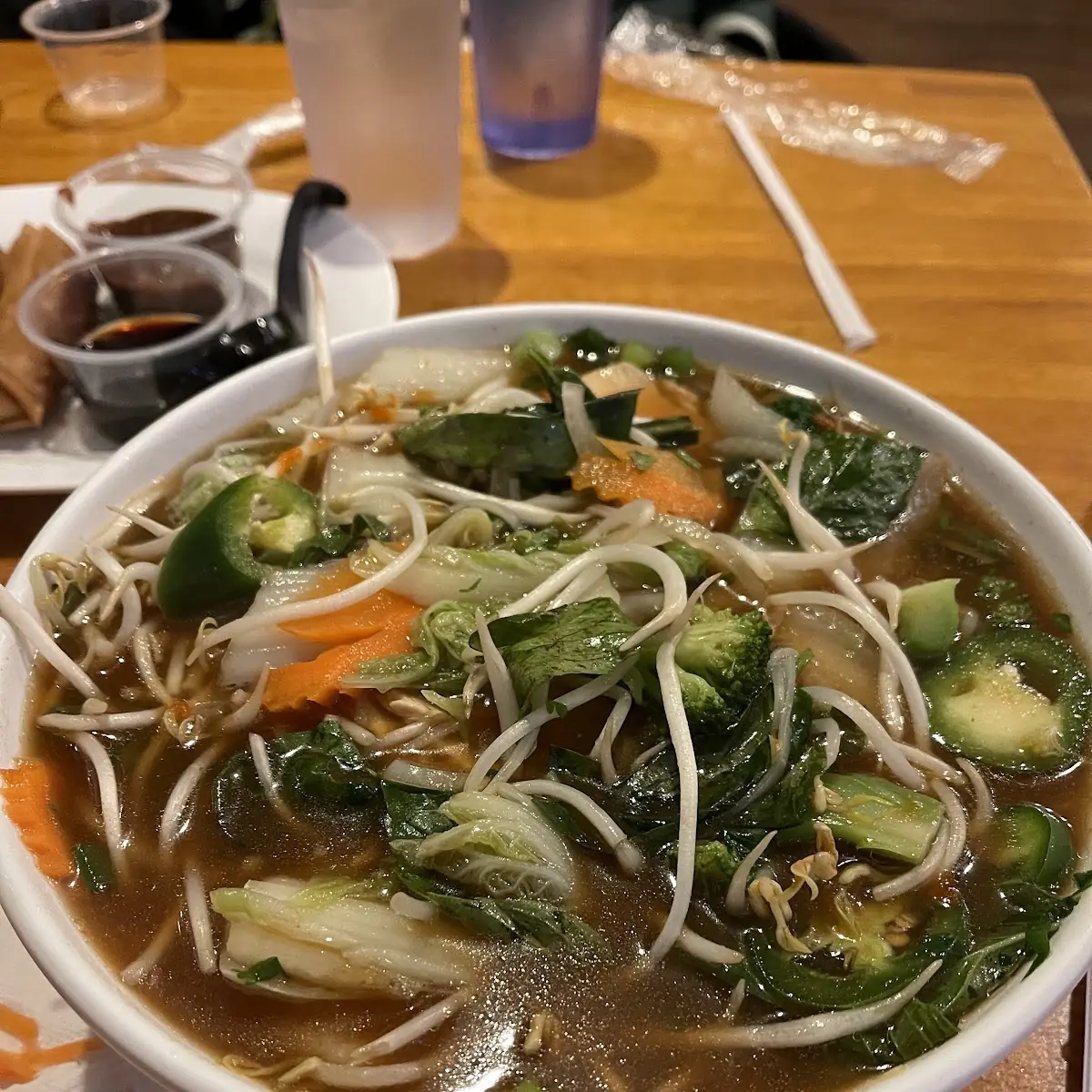 Chicken Pho with Extra Vegetables