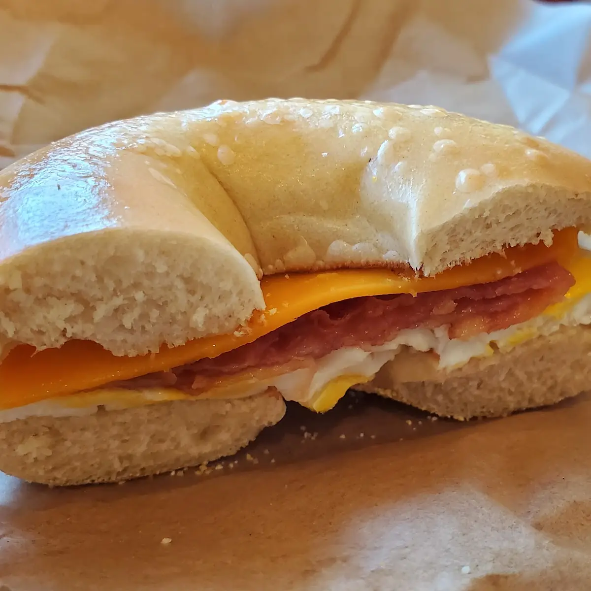 Bacon Egg and Cheese Bagel