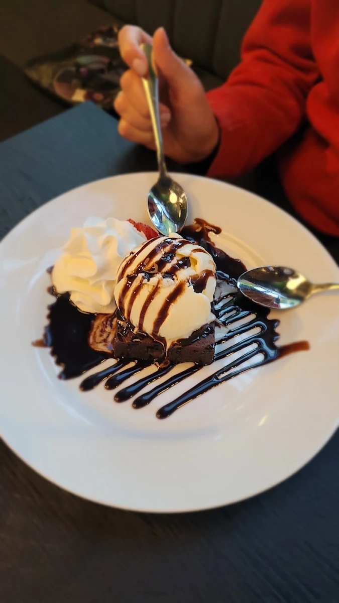 Chocolate Brownie with Ice Cream