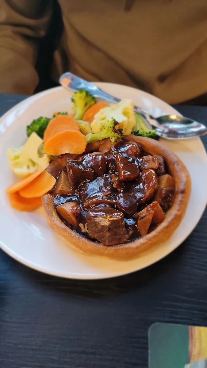 Irish Stew in a Yorkshire Bread Bowl