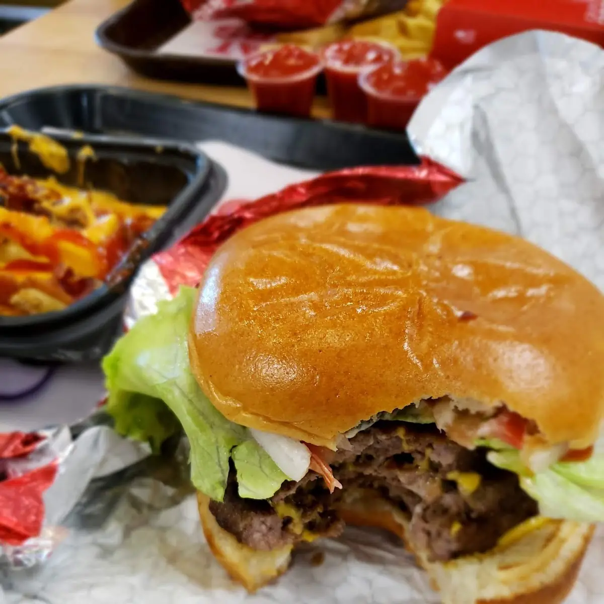 Dave's Triple Cheeseburger