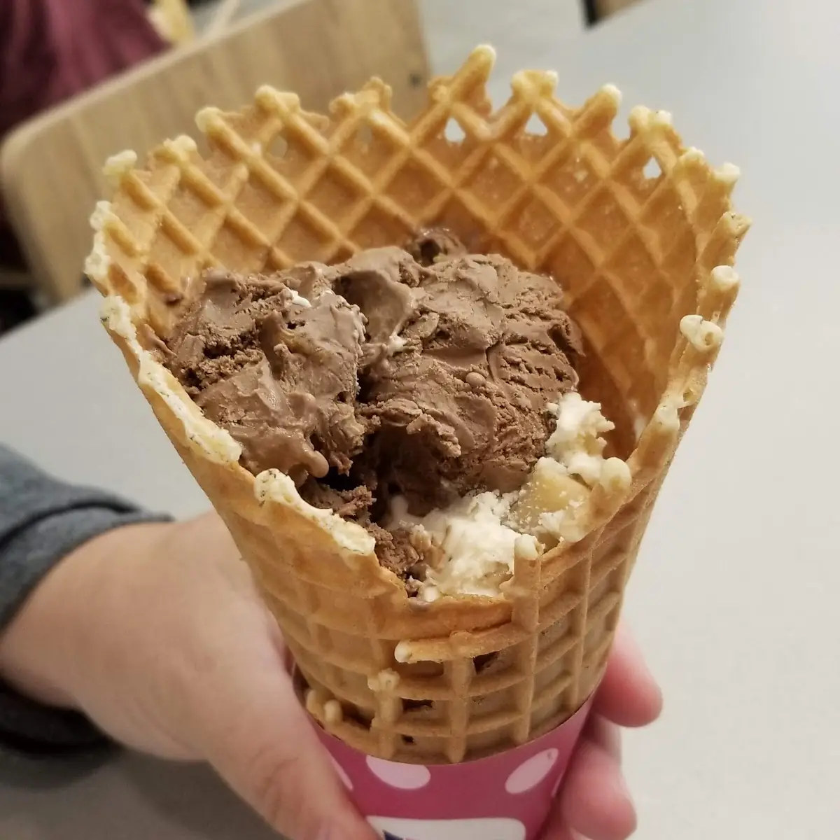 Double Scoop Waffle Cone