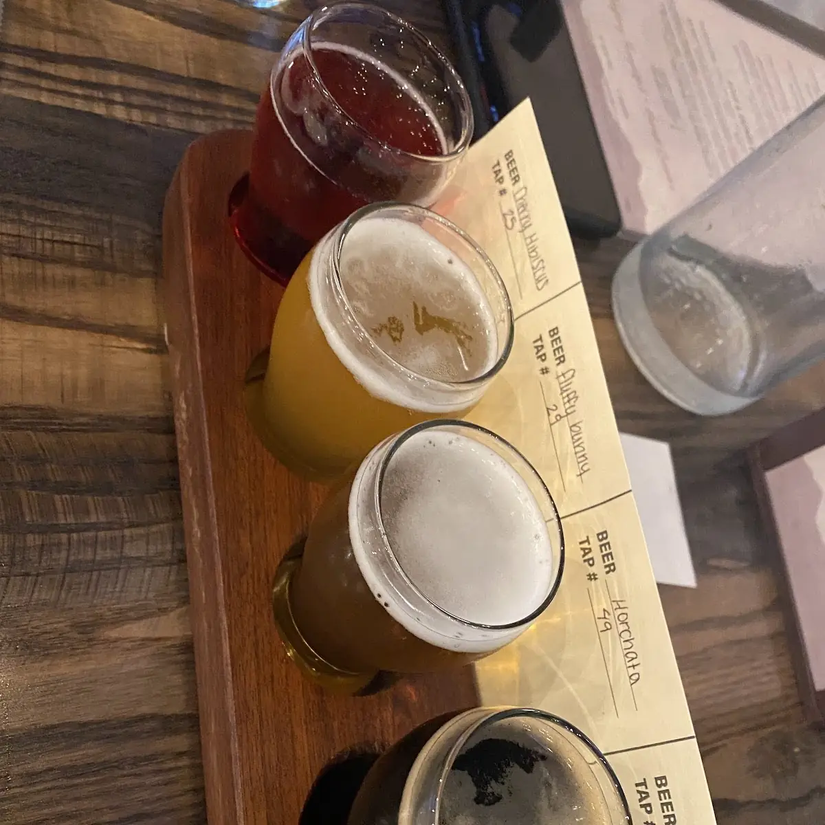 Dessert Beer Flight