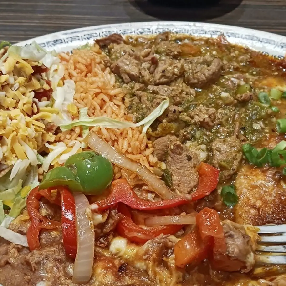 Three Combination Plate