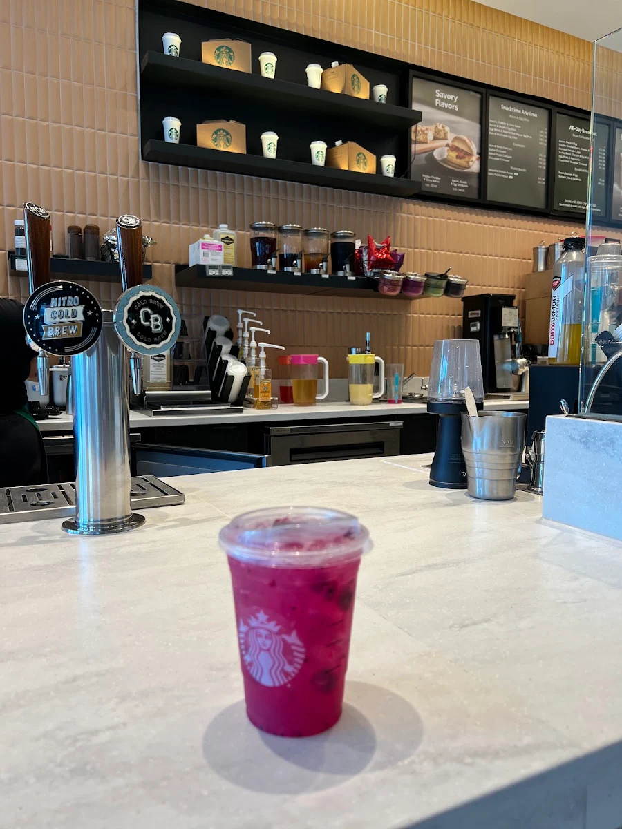 Mango and Dragon Fruit Refresher