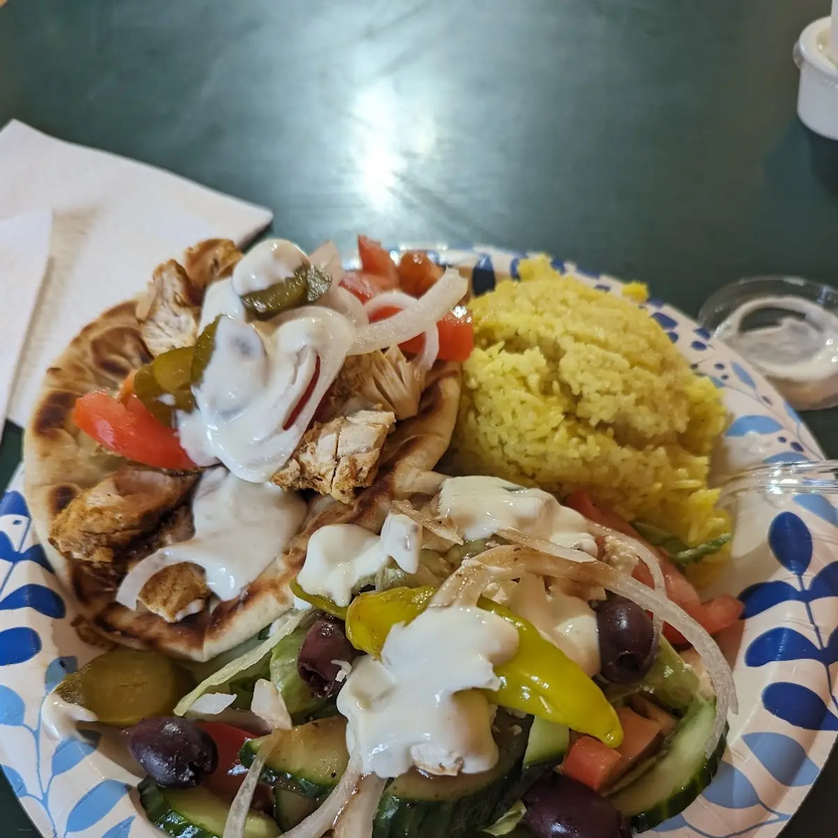 Chicken Gyro Lunch
