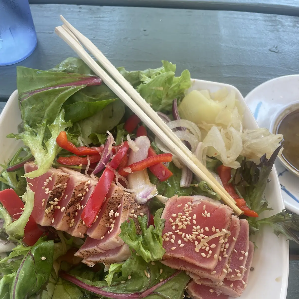 Seared Ahi Tuna Sashimi Salad