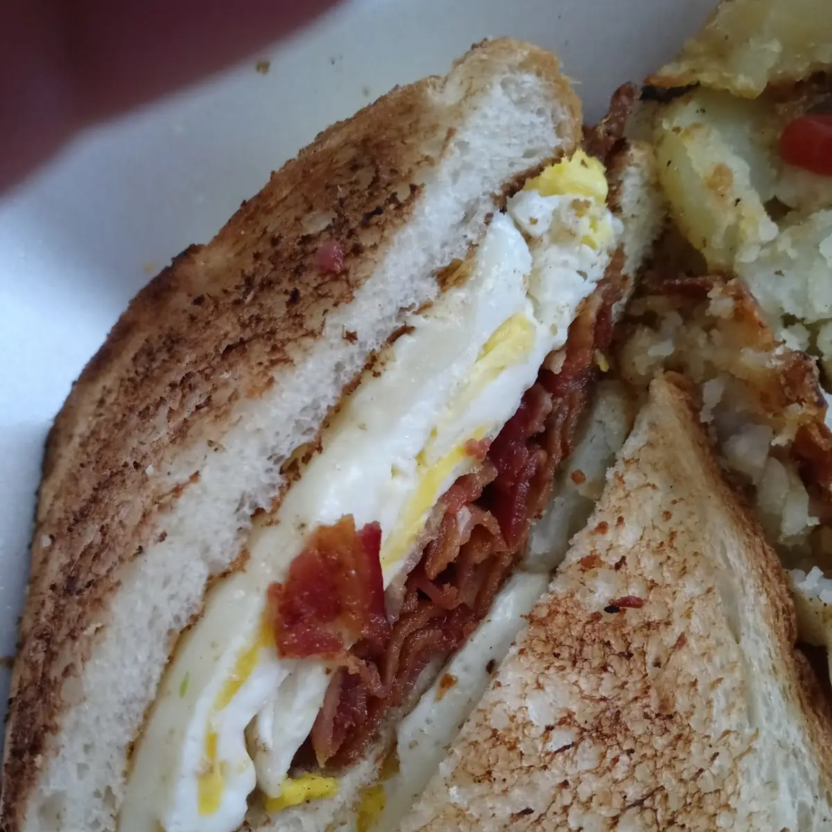 Bacon Egg and Cheese Breakfast Sandwich