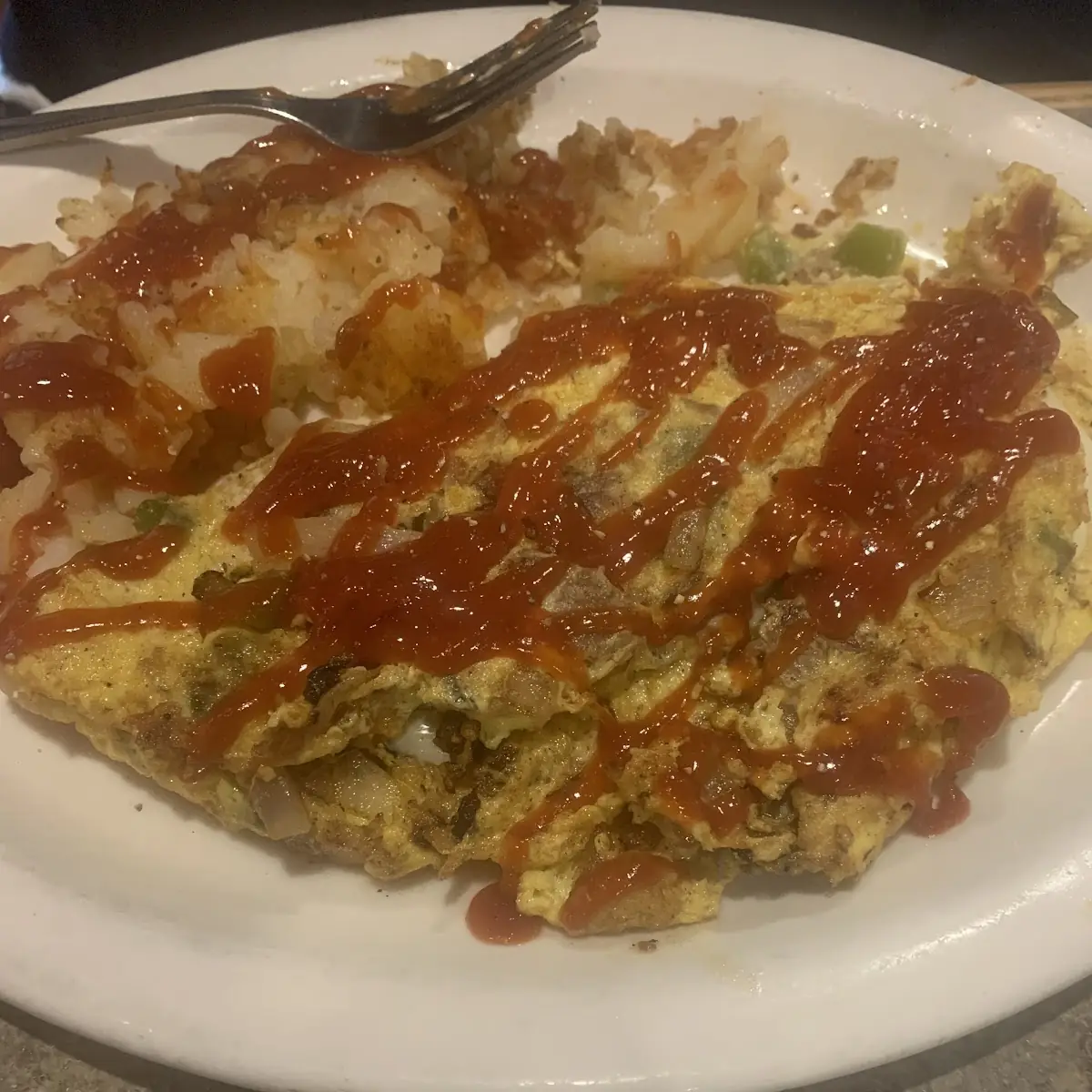 Philly Cheesesteak Omelette