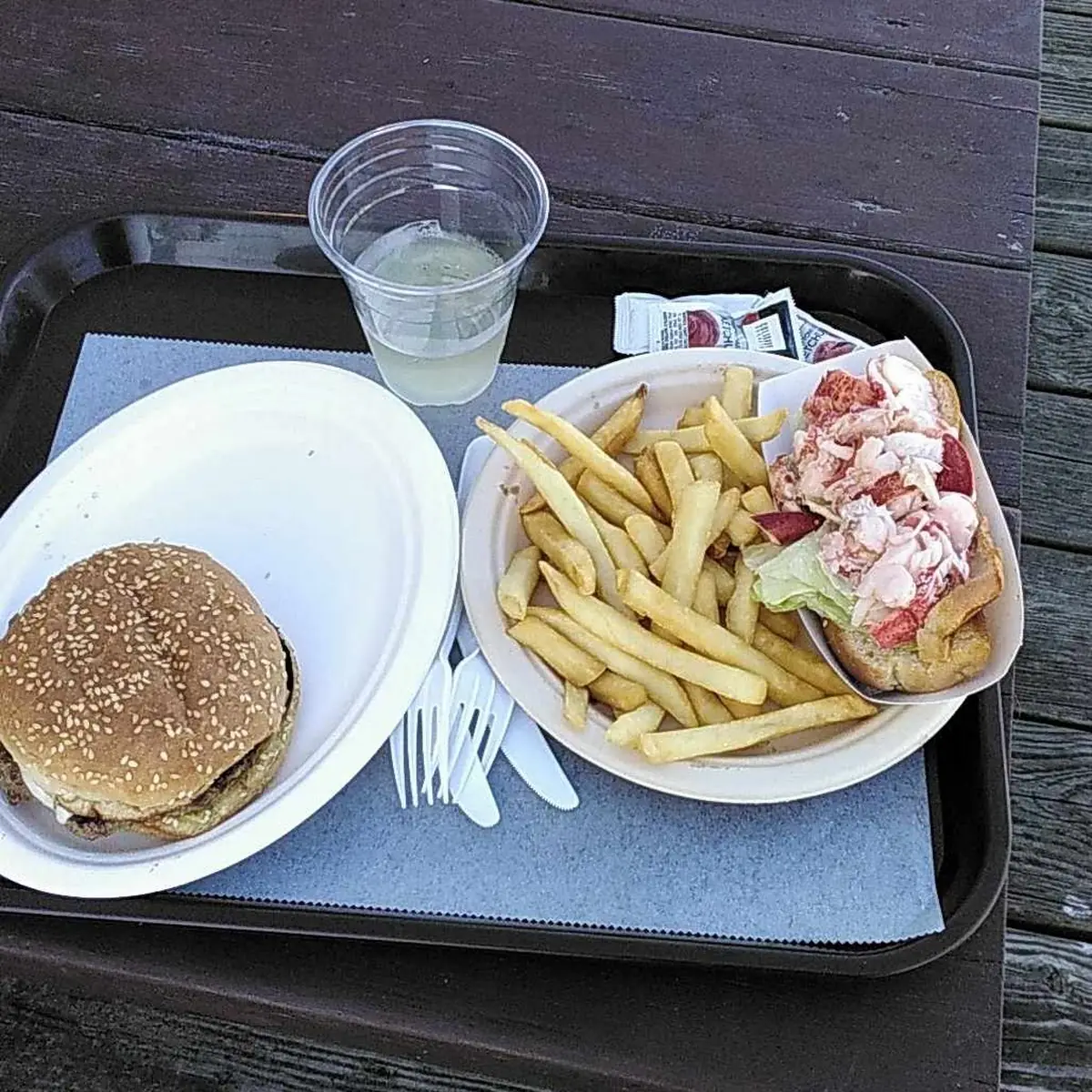 Lobster Roll with Fries