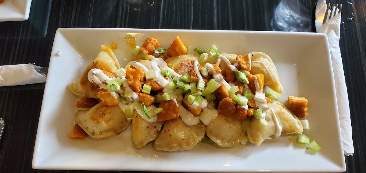 Sto Lat Aged Cheddar Potato Pierogis, The Field House Restaurant