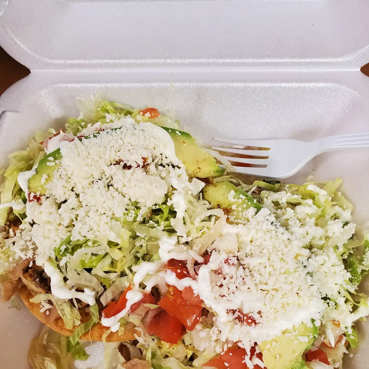 Chicken Tostada