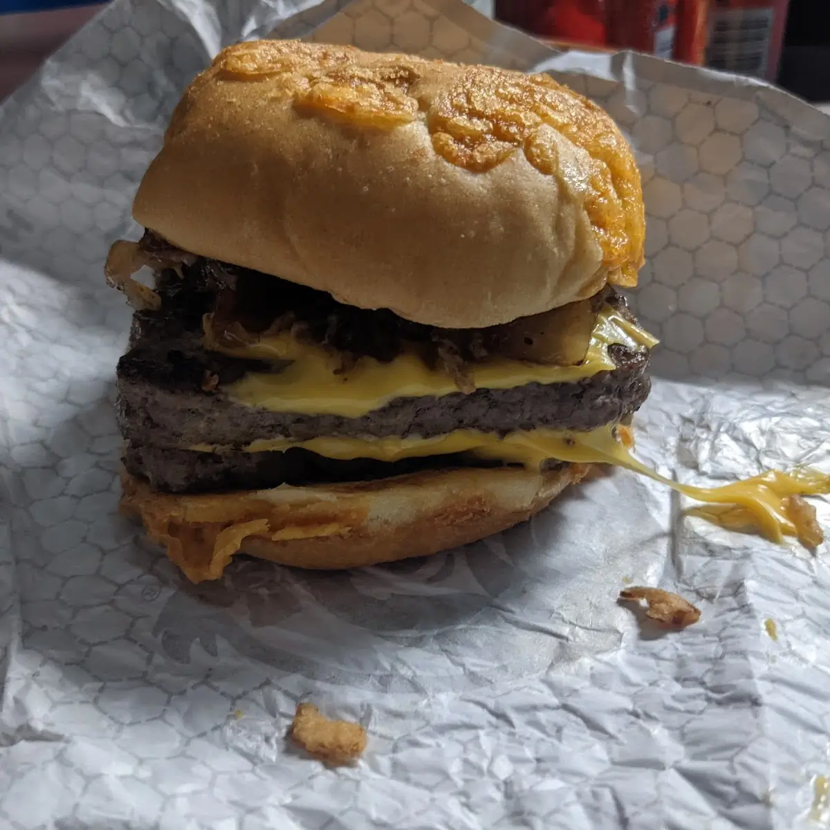 Big Bacon Cheddar Cheeseburger Double