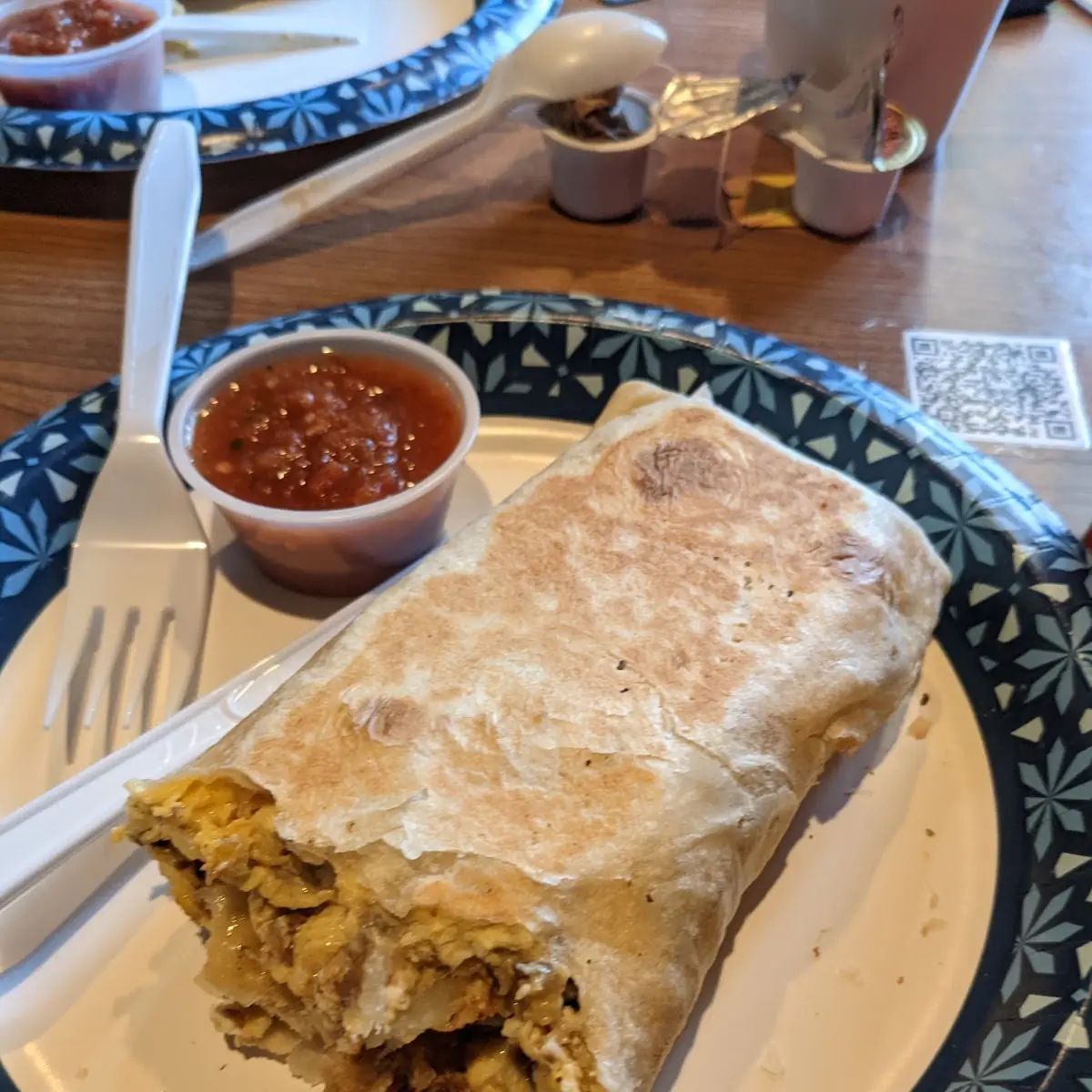 Breakfast Burrito w Sausage