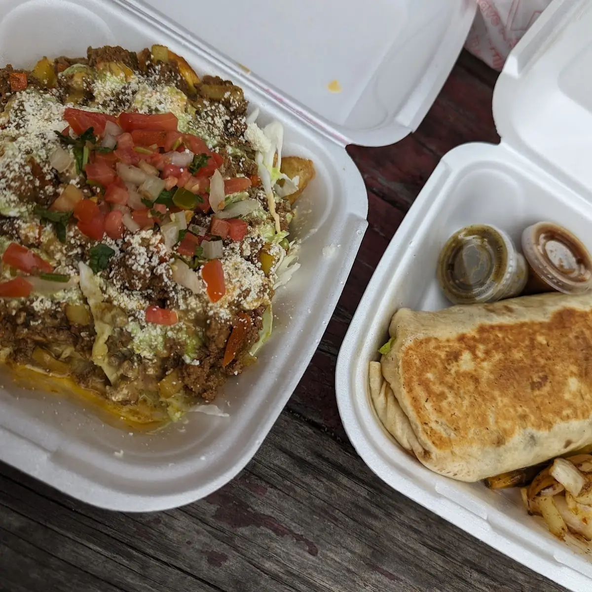 Carne Molida Con Tajadas