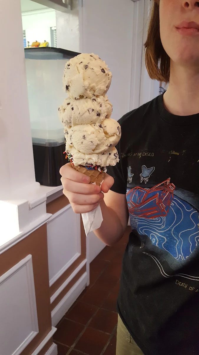 Cookie Dough Waffle Cone