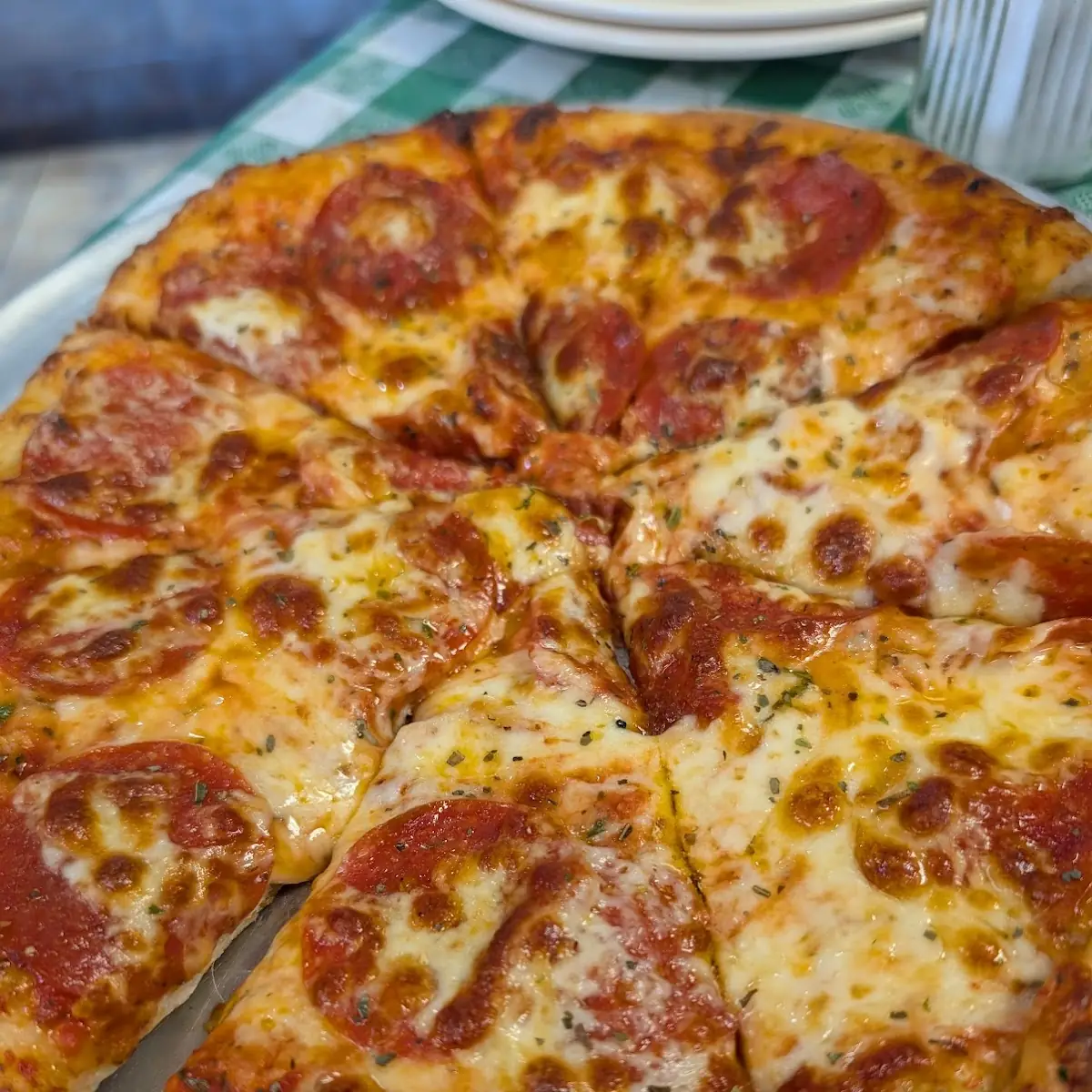 Pepperoni and Sausage Pizza