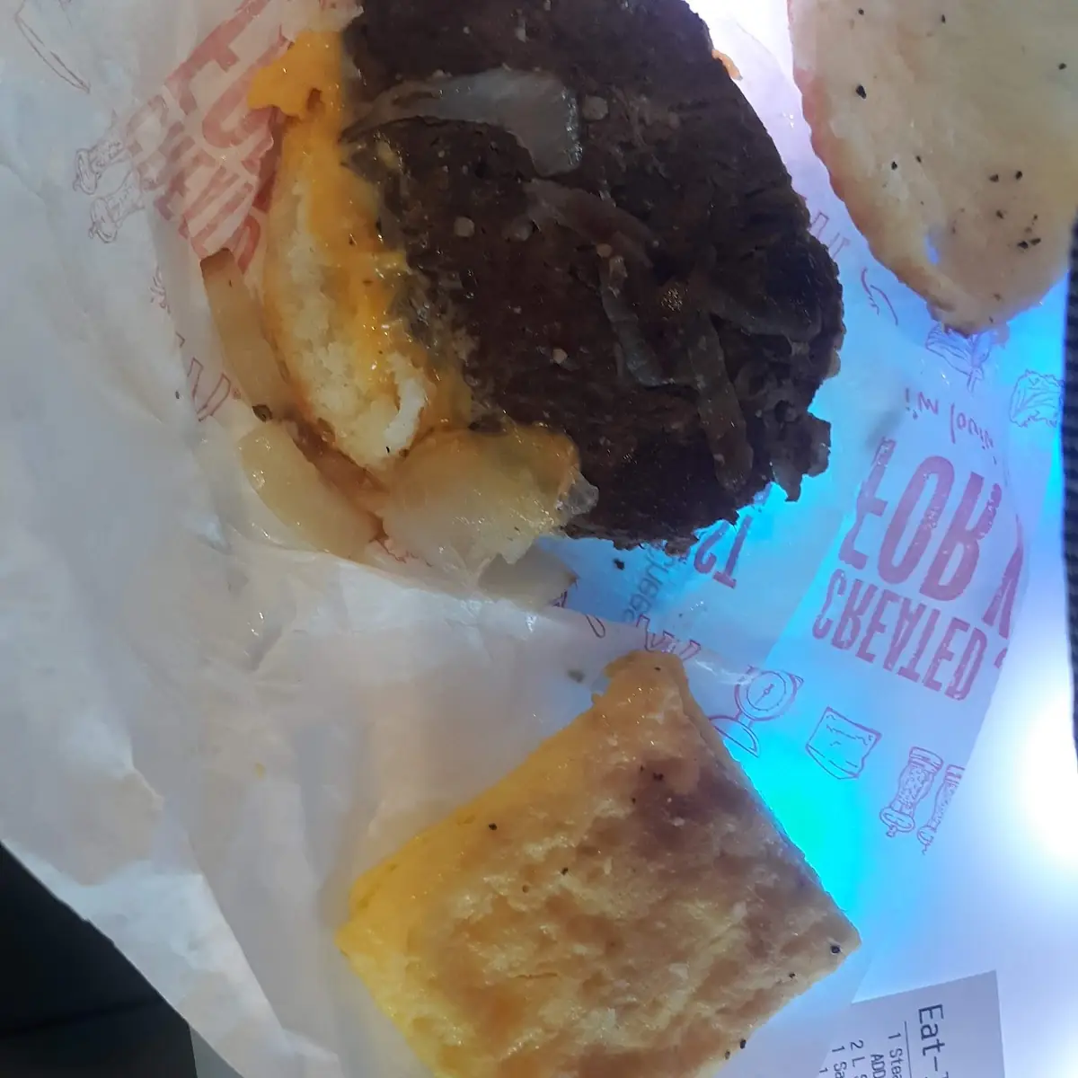 Steak Egg Cheese Biscuit