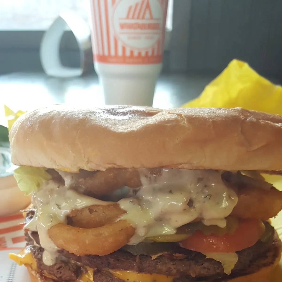 Double Cheese Burger with Jalapenos