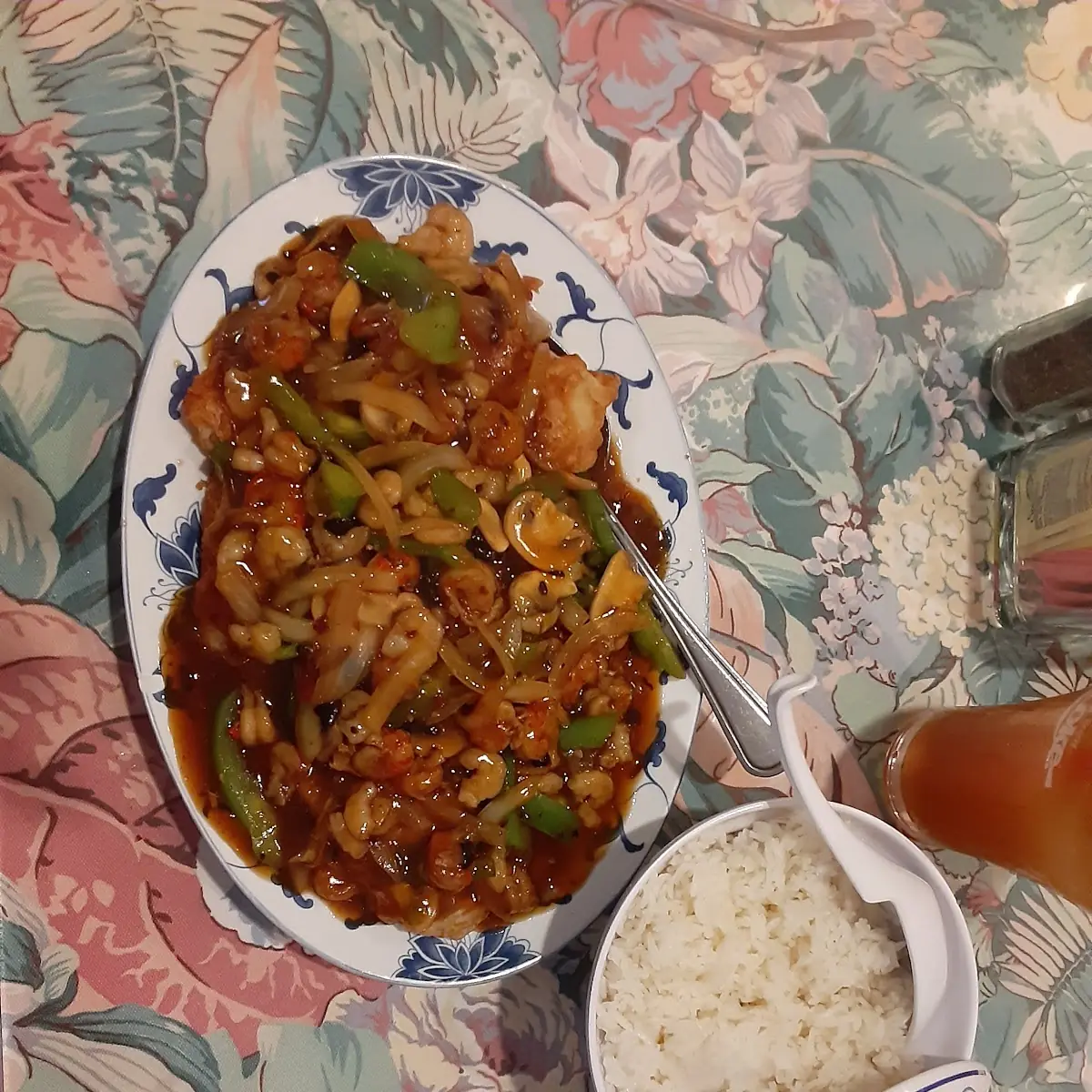 Catfish Oriental with Steamed Rice