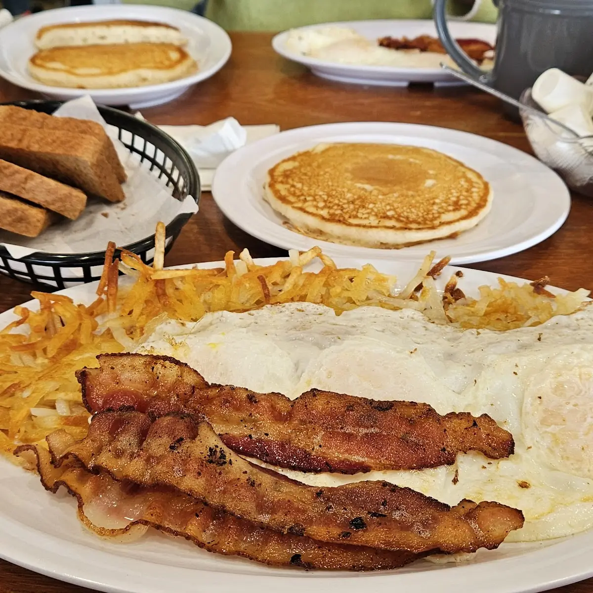 Three Eggs 1 Pancake Platter