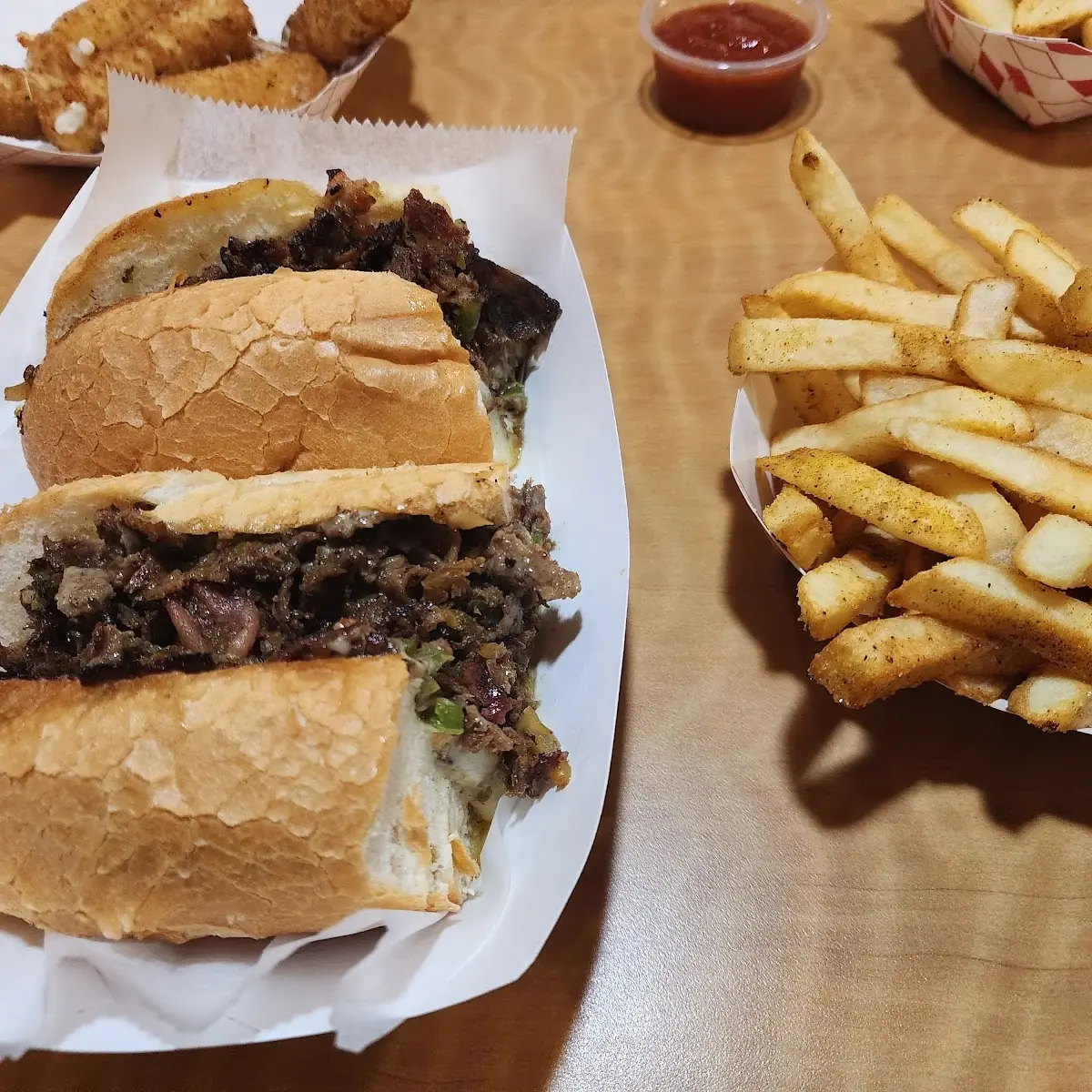 North Philly Cheese Steak Sandwich