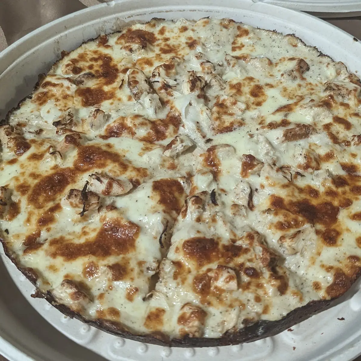 Chicken Alfredo Pizza